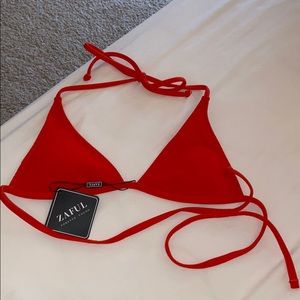 Red Zaful Bikini Top